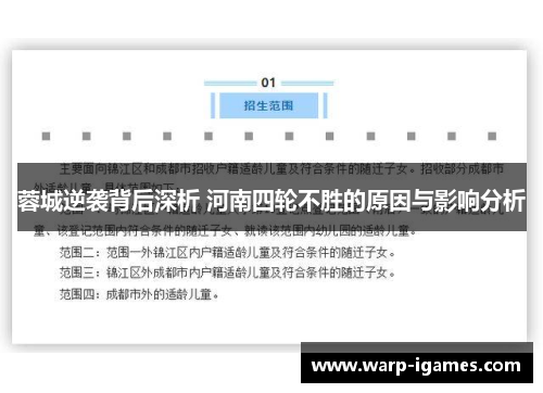 蓉城逆袭背后深析 河南四轮不胜的原因与影响分析